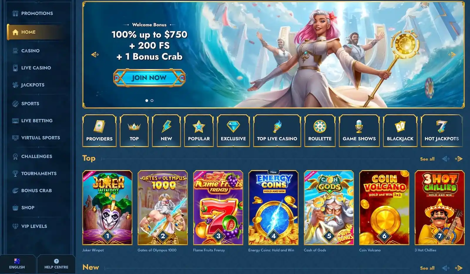 Oceanspin Casino  casino review section 3